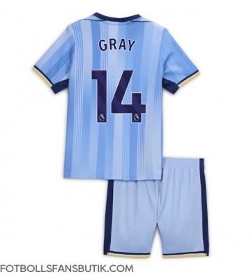 Tottenham Hotspur Archie Gray #14 Replika Bortatröja Barn 2024-25 Kortärmad (+ Korta byxor)